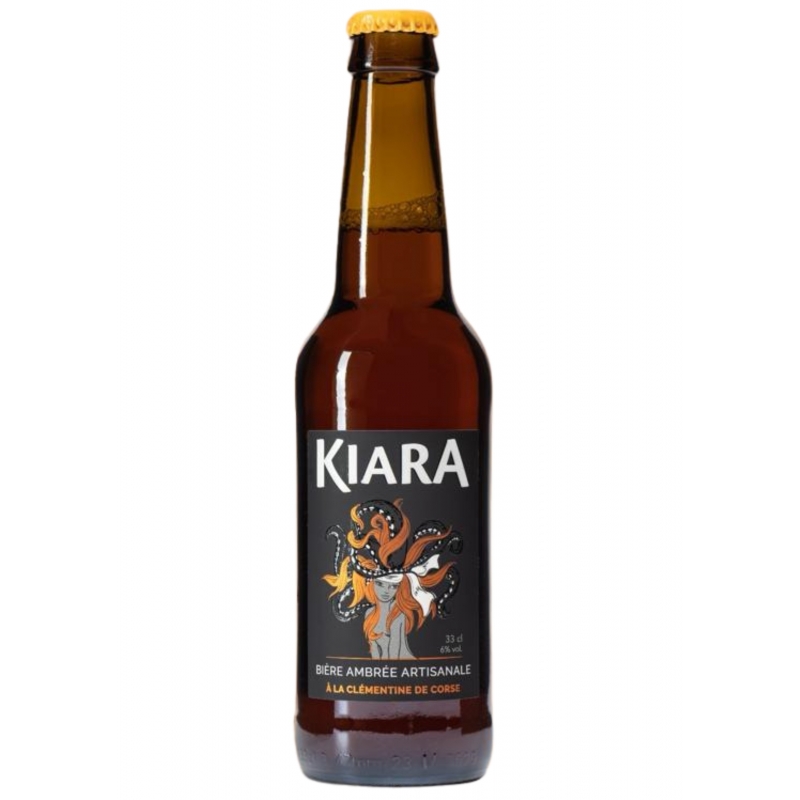 Bière Kiara Ambrée Clementine (12 bouteilles)
