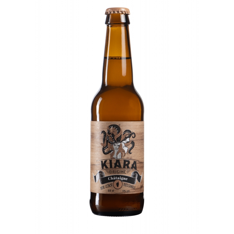 Bière Kiara Ambrée Châtaigne (12 bouteilles)