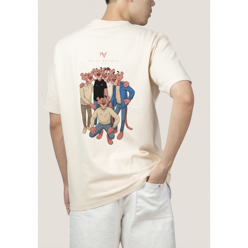 T-shirt officiel Les Panthères Roses Band - Prévente jusqu'au 9 septembre