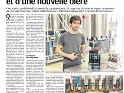 Kiara, le nom d'une nymphe et d'une nouvelle bière